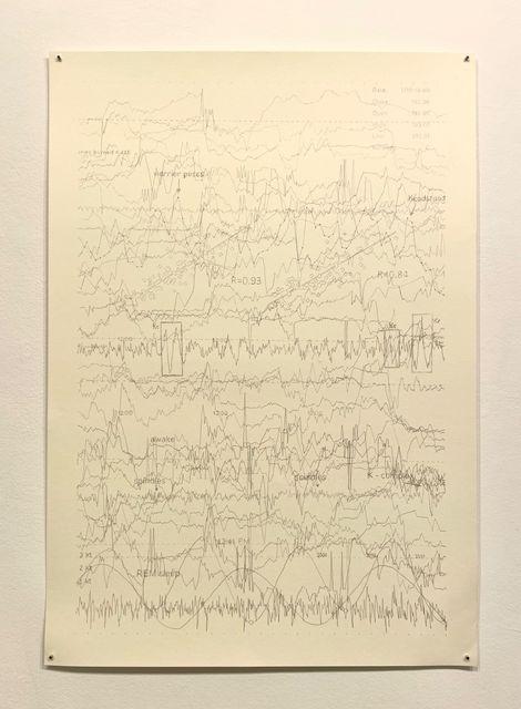 Frans van Hoek, Graphite on Paper, Furnace (Statistics), 2025